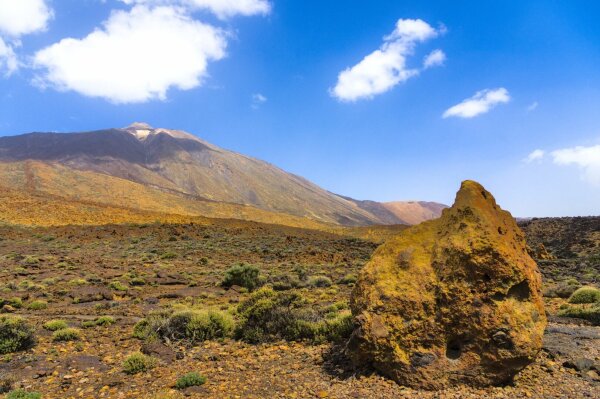 View of the pico del teide