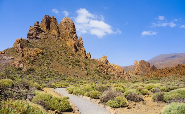 Roques de garcia in teide national park, tenerife