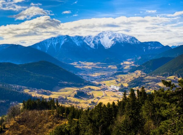 View of the schneeberg from the geländehütte