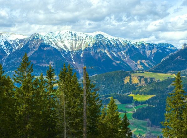 View of the schneealpe from the grosse scheibe, styria