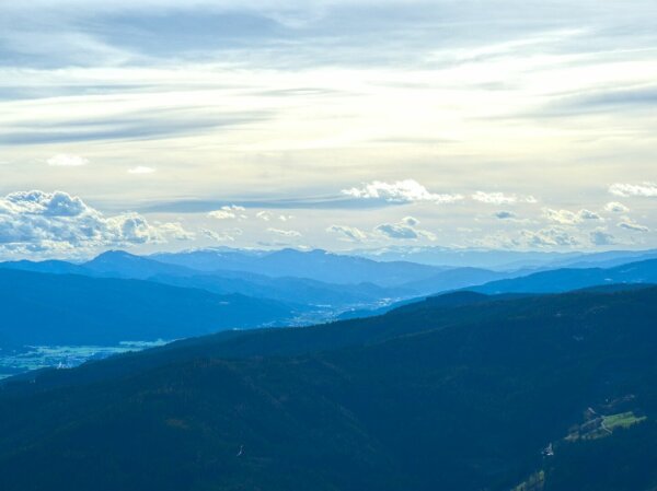 The mürz valley, seen from the grosse scheibe, styria