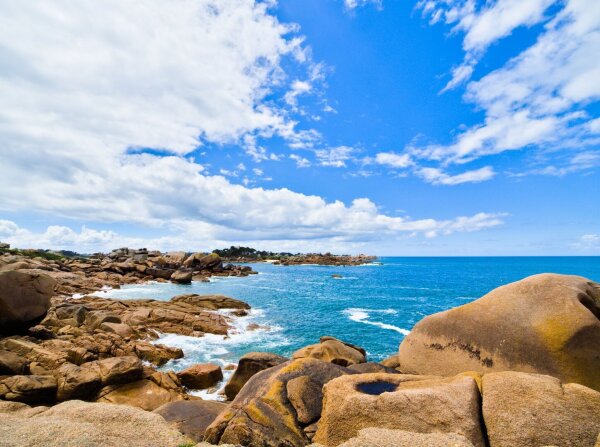 Cote de granit rose, bretagne