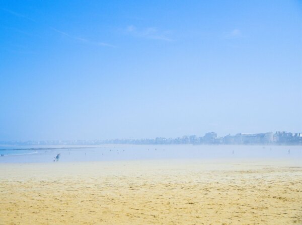 Beach in Saint Malo, Bretagne