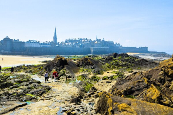 View of saint malo, bretagne