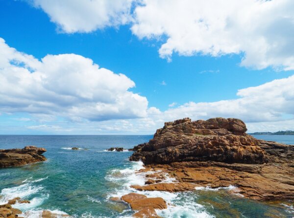 Cote de granit rose, ploumanac'h, bretagne