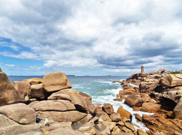 Cote de granit rose, ploumanac'h, bretagne