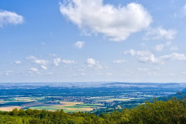 View from the leopold-figl-warte near vienna