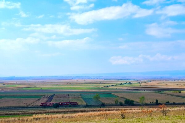 View from mount saint Michael near kezdialmmas/lemheny, transylvania