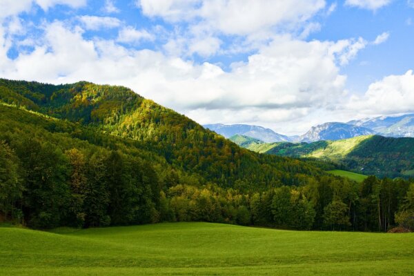 Alpine landscape near gloggnitz, lower austria