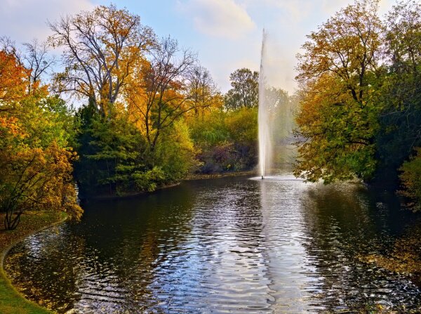 Türkenschanzpark in October